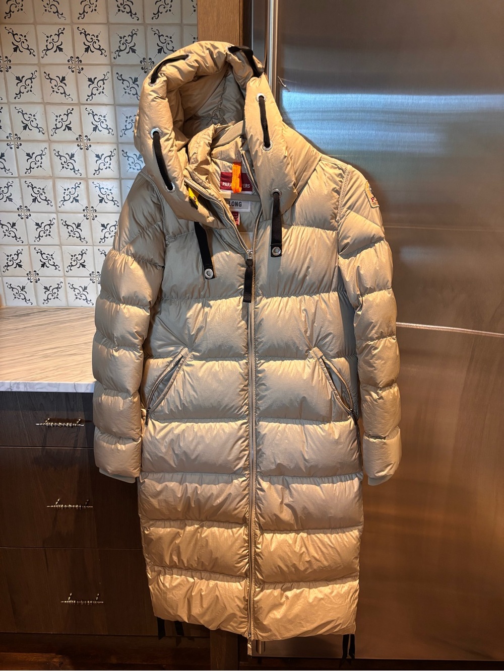 Parajumpers Extra Long Long Puffer Coat with Hood